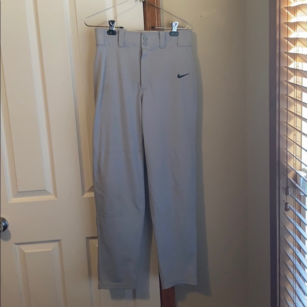 Nike Dri-Fit Men’s Long Gray Baseball Pants